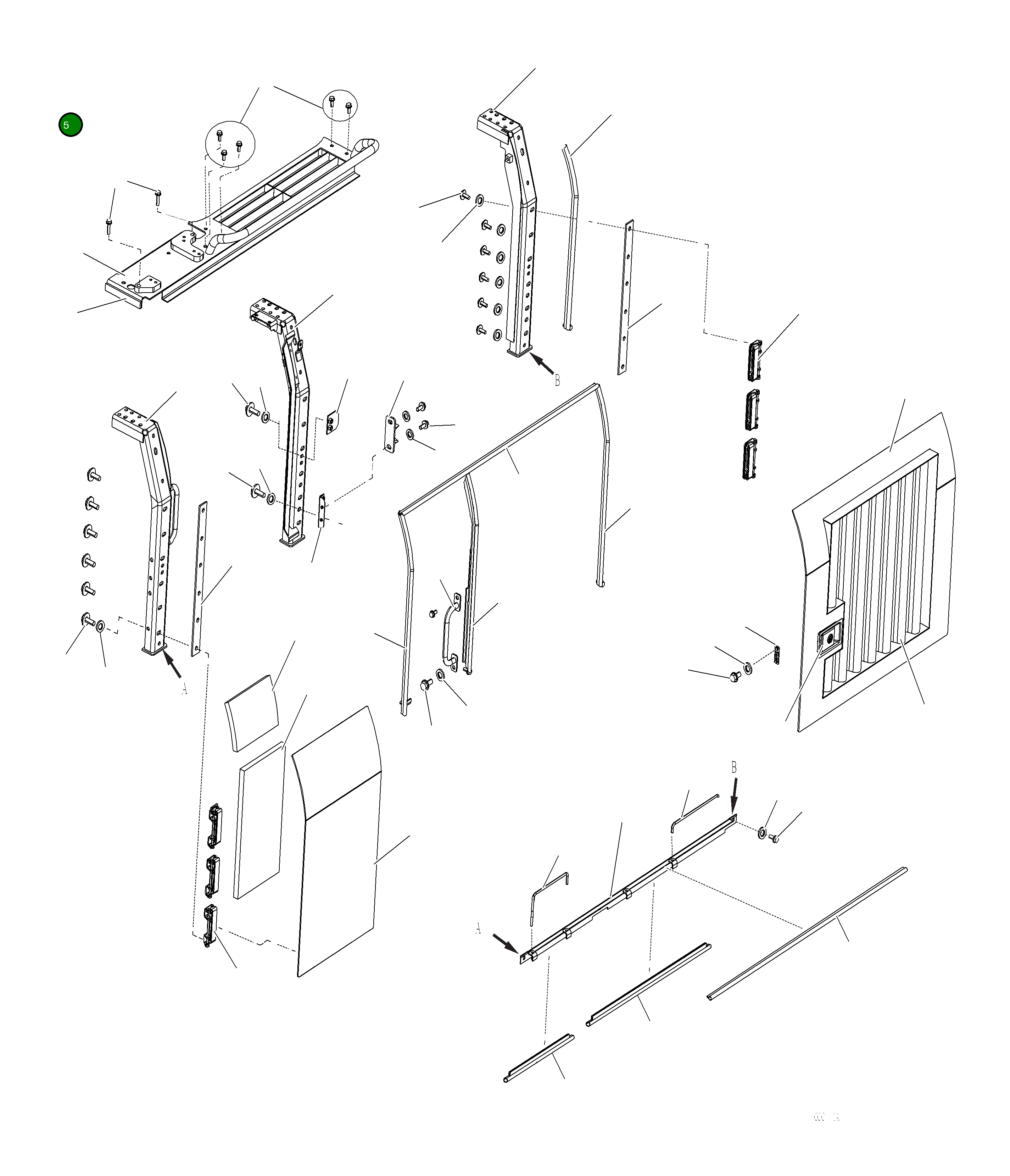 Крышка 2A6-54-A1710 Komatsu