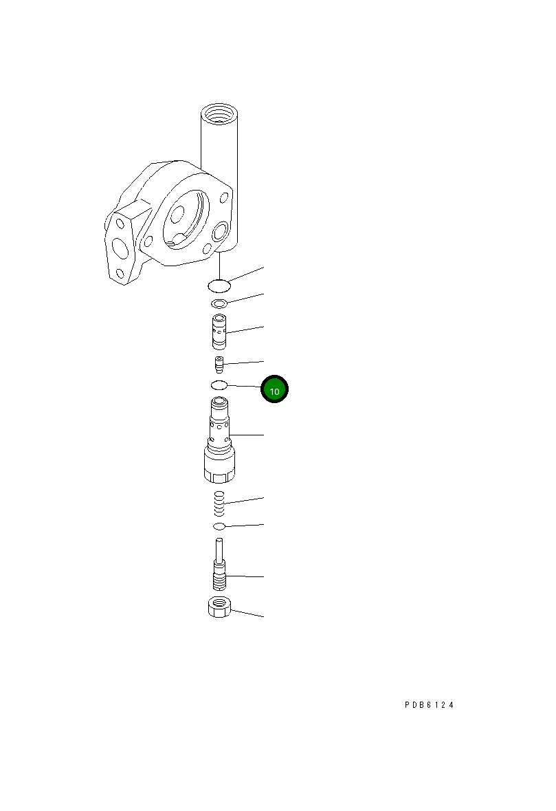 Кольцо уплотнительное (O-Ring) 700-22-12370 Komatsu