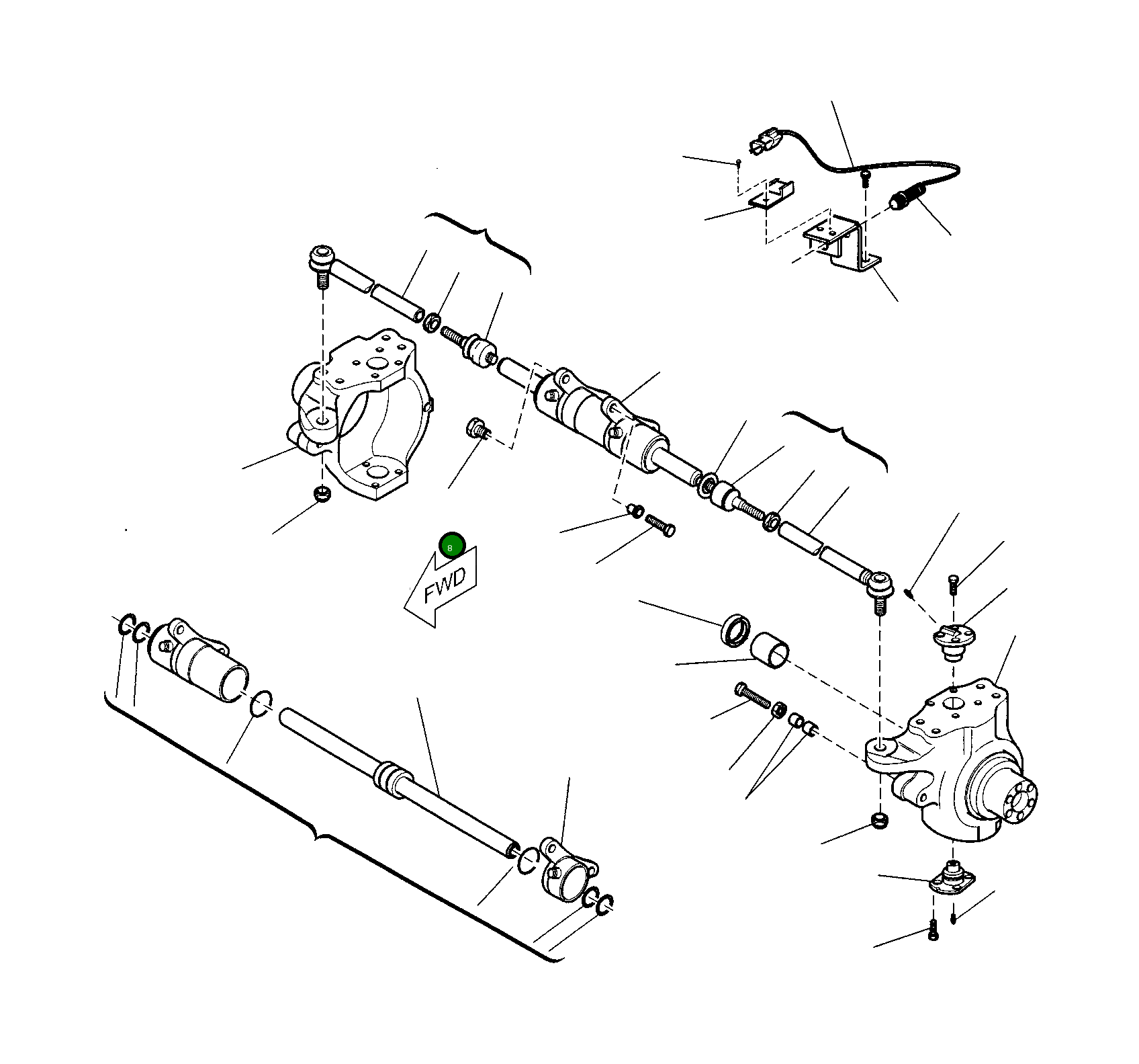 Болт CA0135573 Komatsu