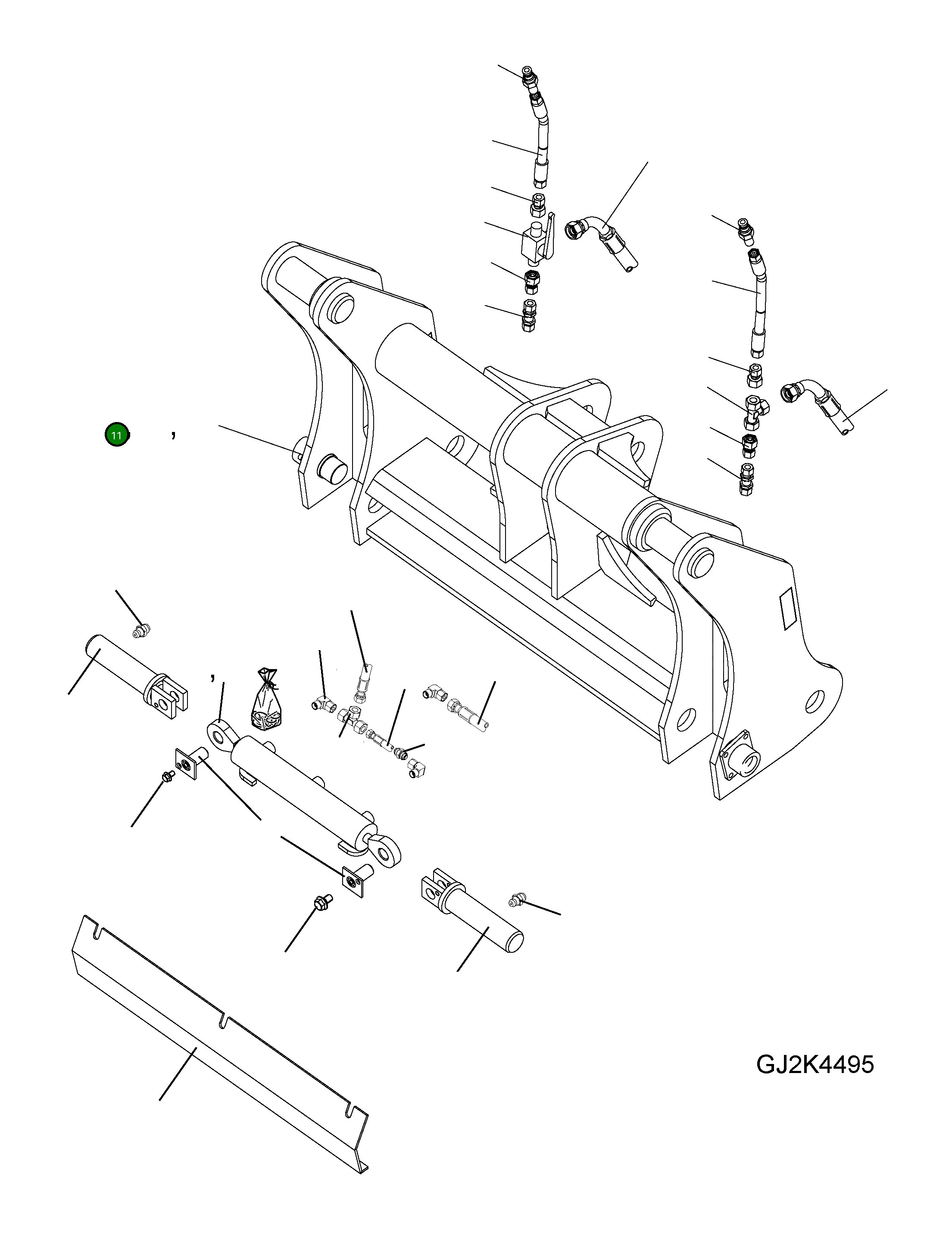 Болт 417-72-H0P03 Komatsu
