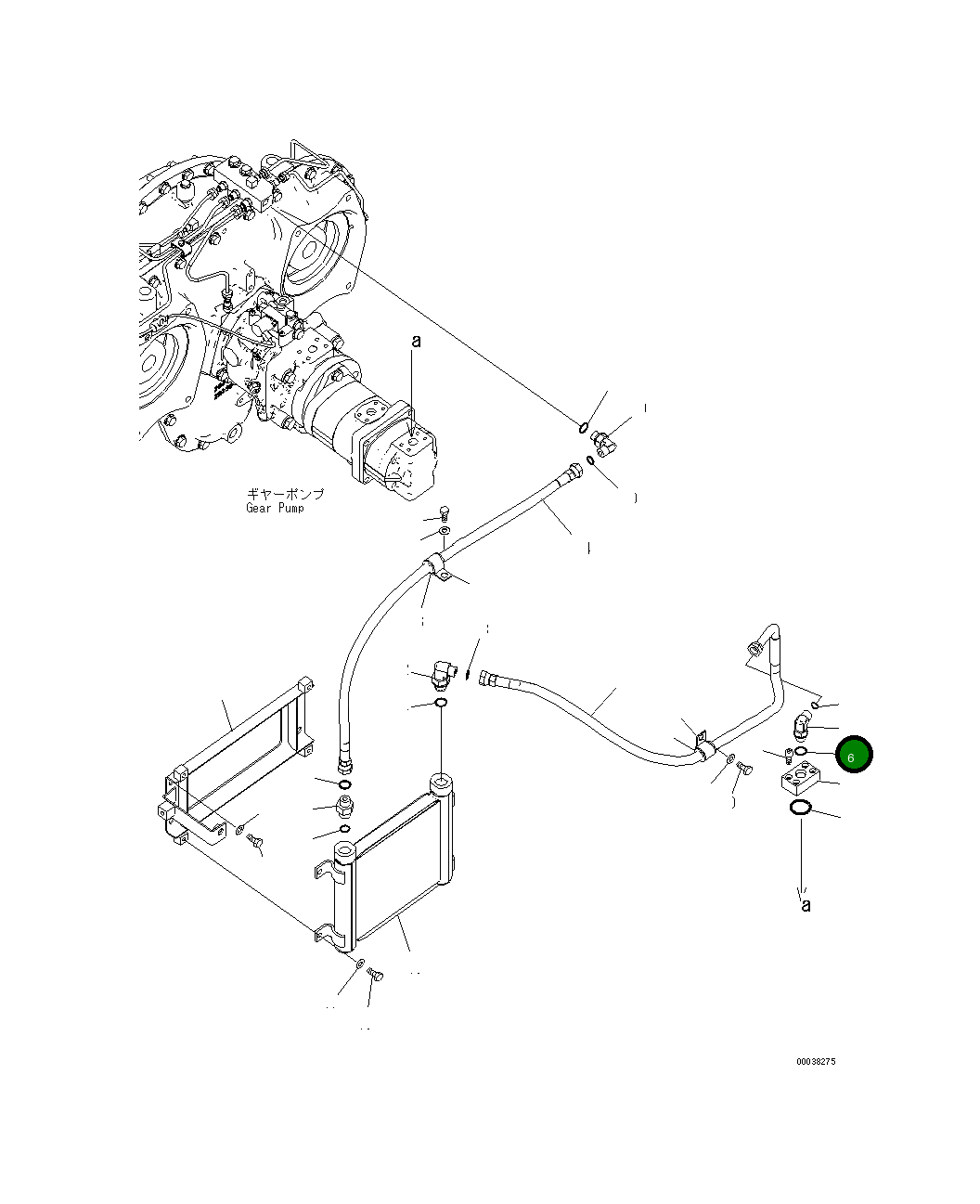 Кольцо уплотнительное (O-Ring) 07002-22434 Komatsu