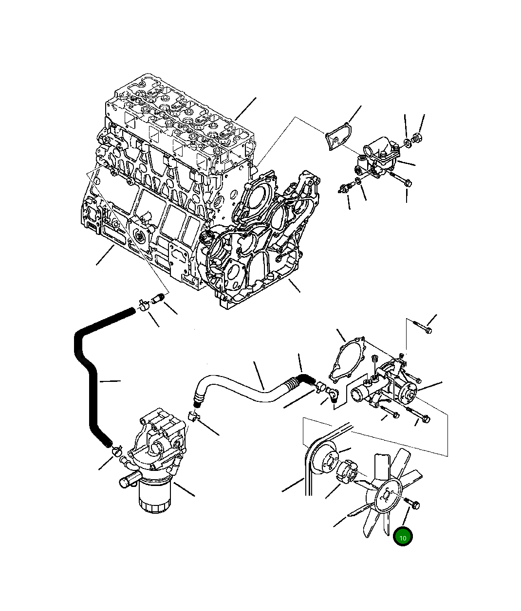 Болт YM26106100452 Komatsu