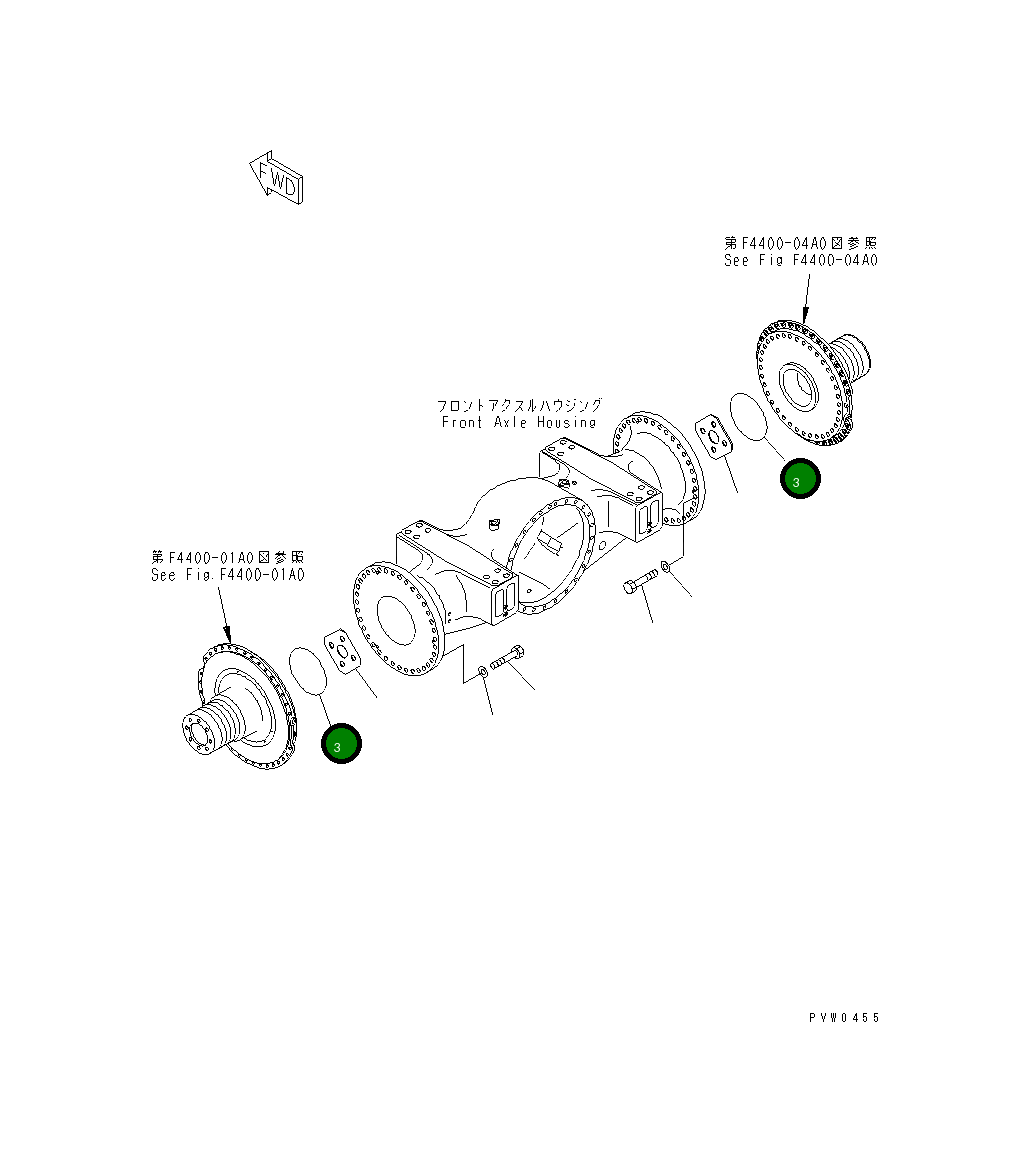 Кольцо уплотнительное (O-Ring) 07000-A5415 Komatsu