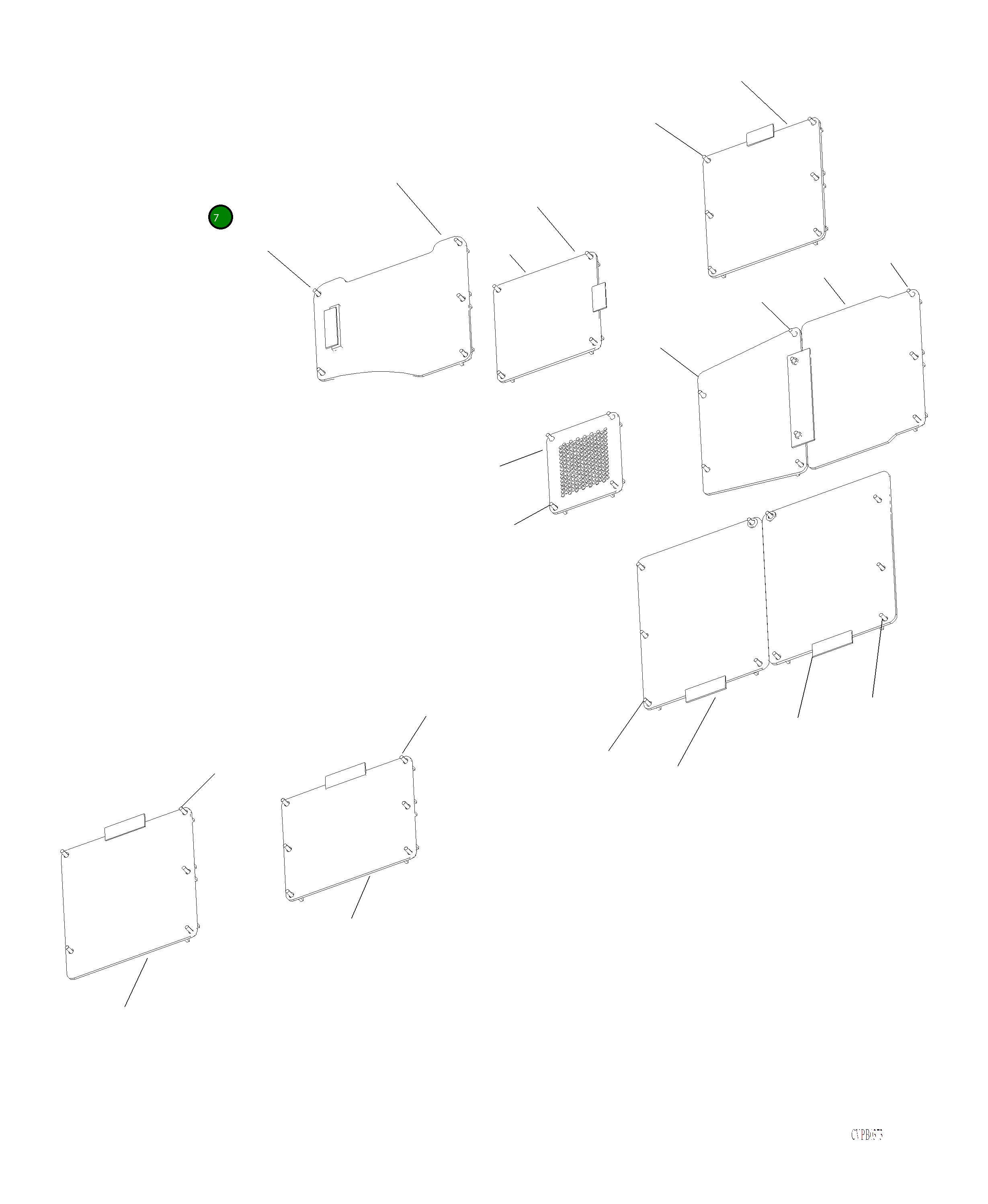 Крышка 206-54-A2580 Komatsu