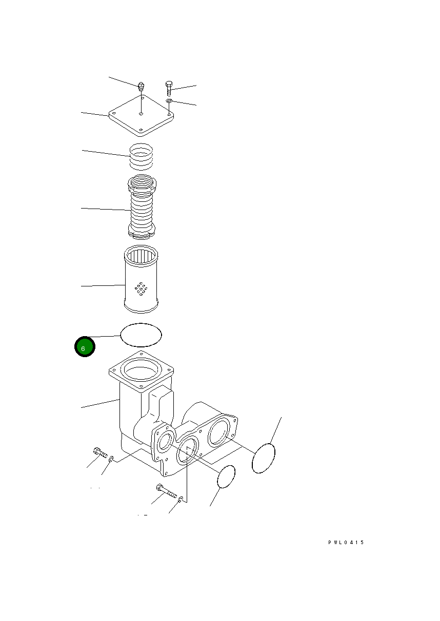 Кольцо уплотнительное (O-Ring) 07000-43130 Komatsu