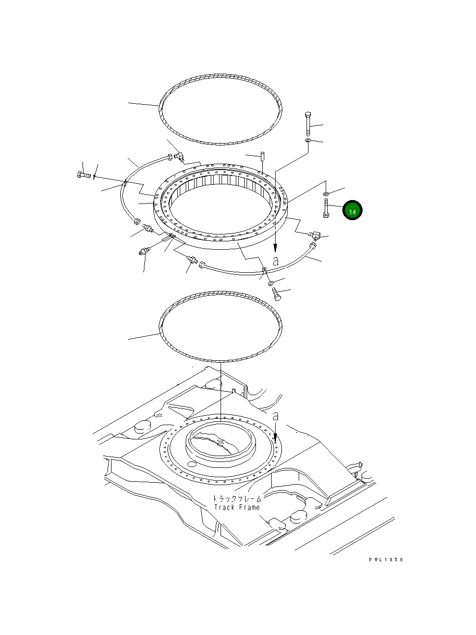 Болт 01011-B3090 Komatsu