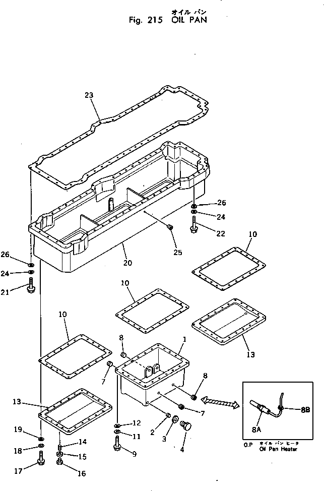 Болт CU108767 Komatsu