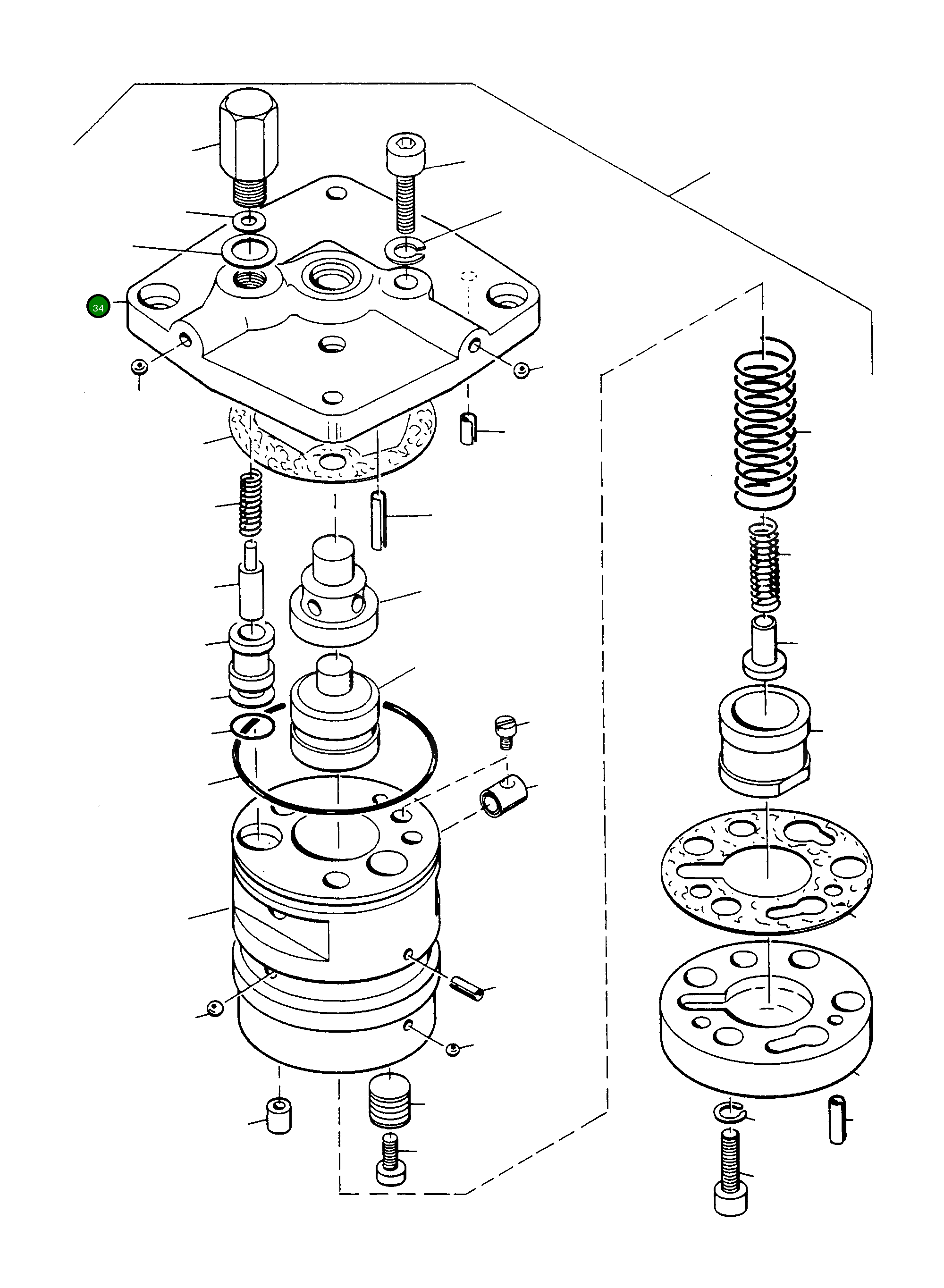 Крышка 2964913M1  Komatsu