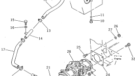 Трубка FF7830-62180 Komatsu