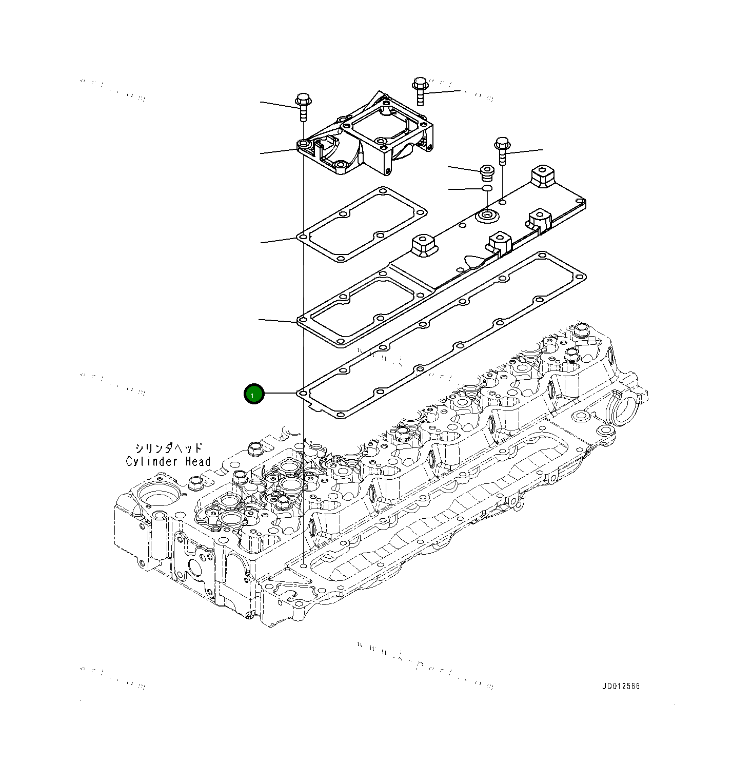 Крышка 6754114230 Komatsu