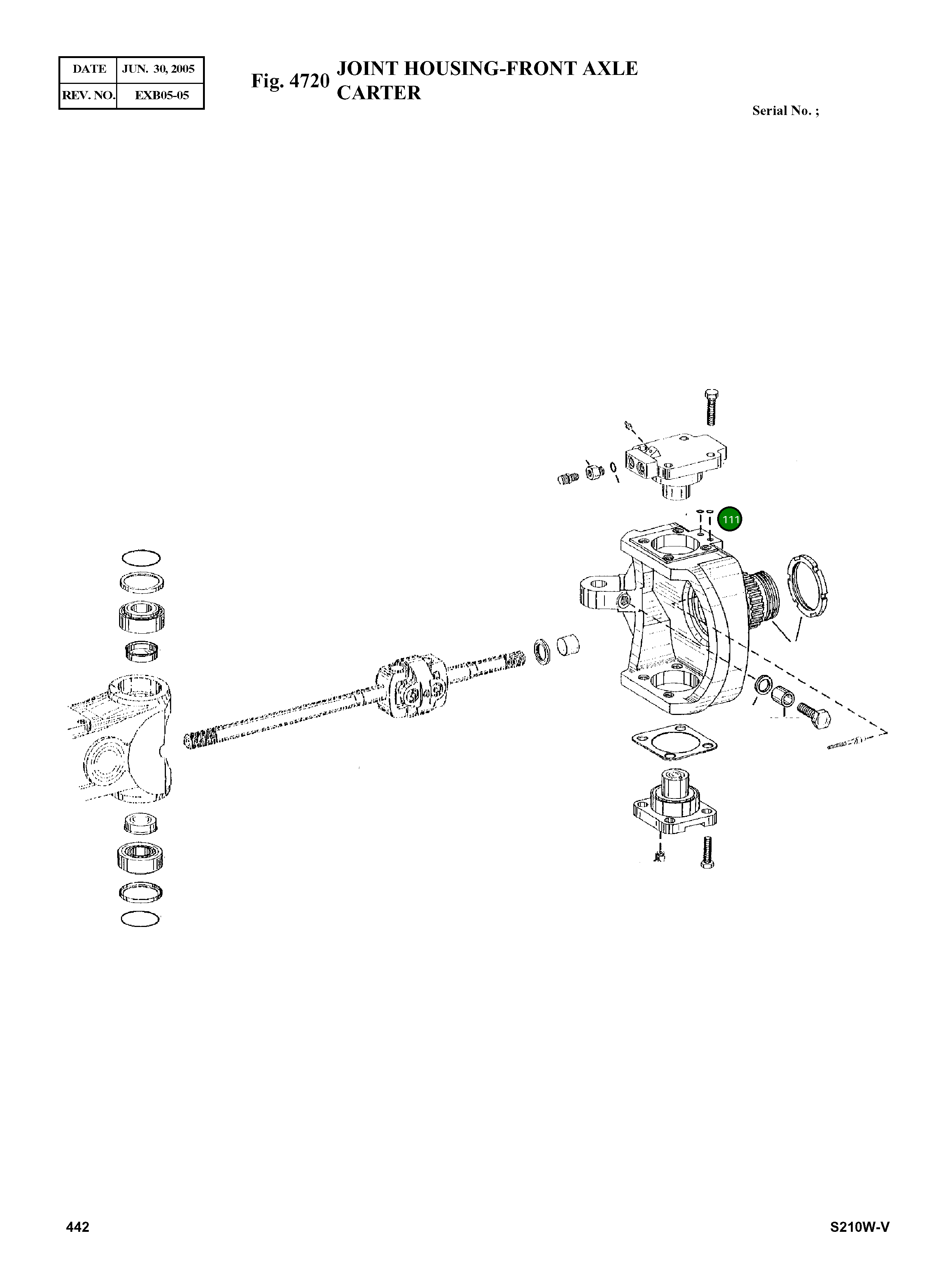 Кольцо уплотнительное (O-Ring) 0634 313 527 Komatsu