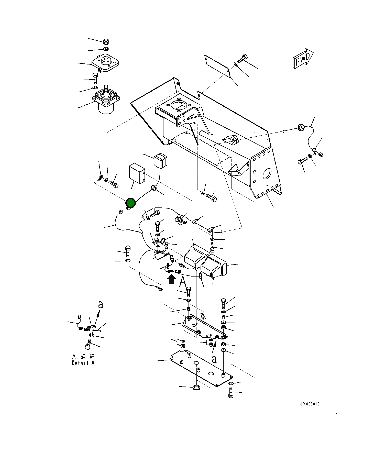 Крышка 561-54-86910  Komatsu