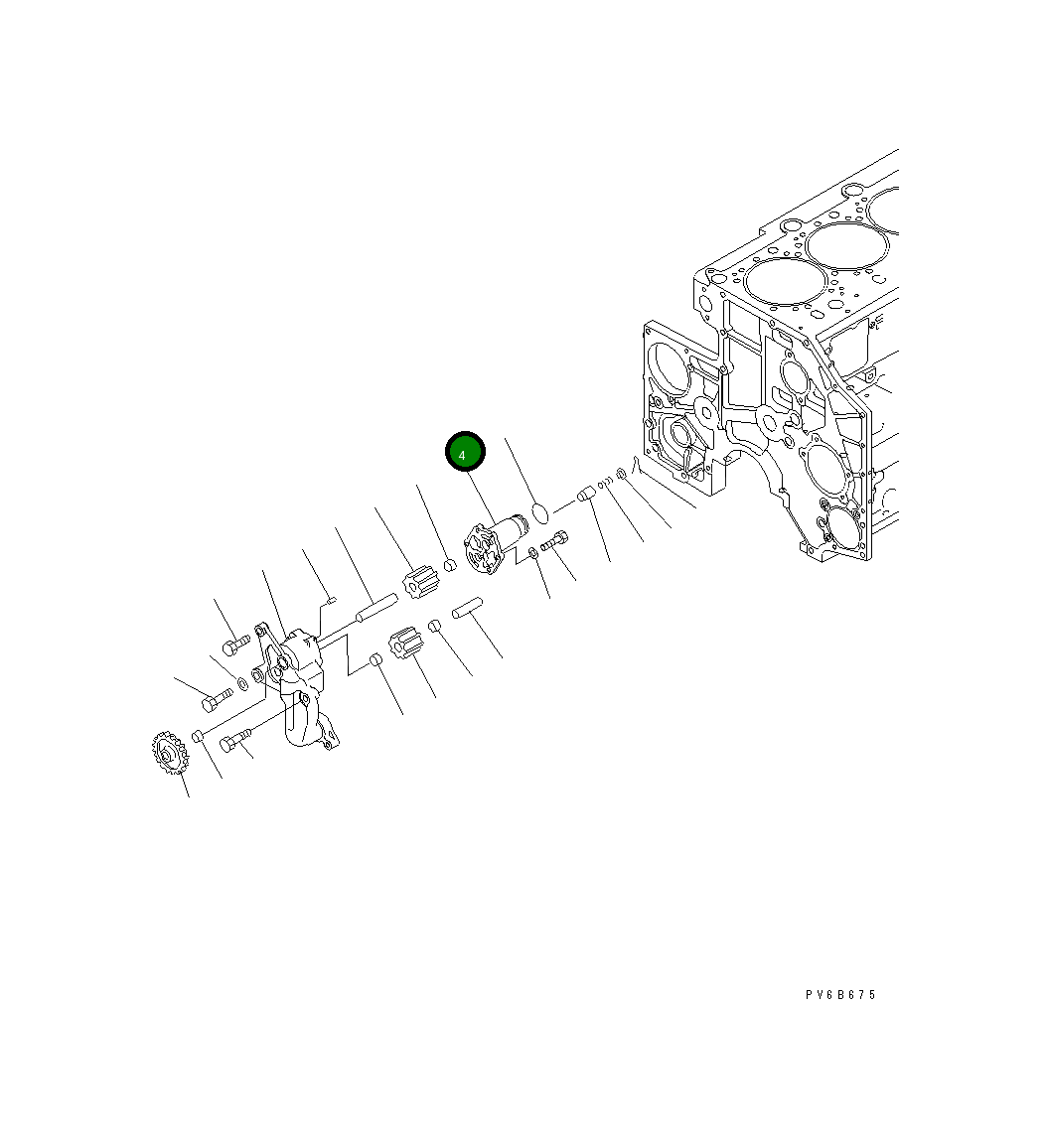 Крышка 6217-51-1110  Komatsu