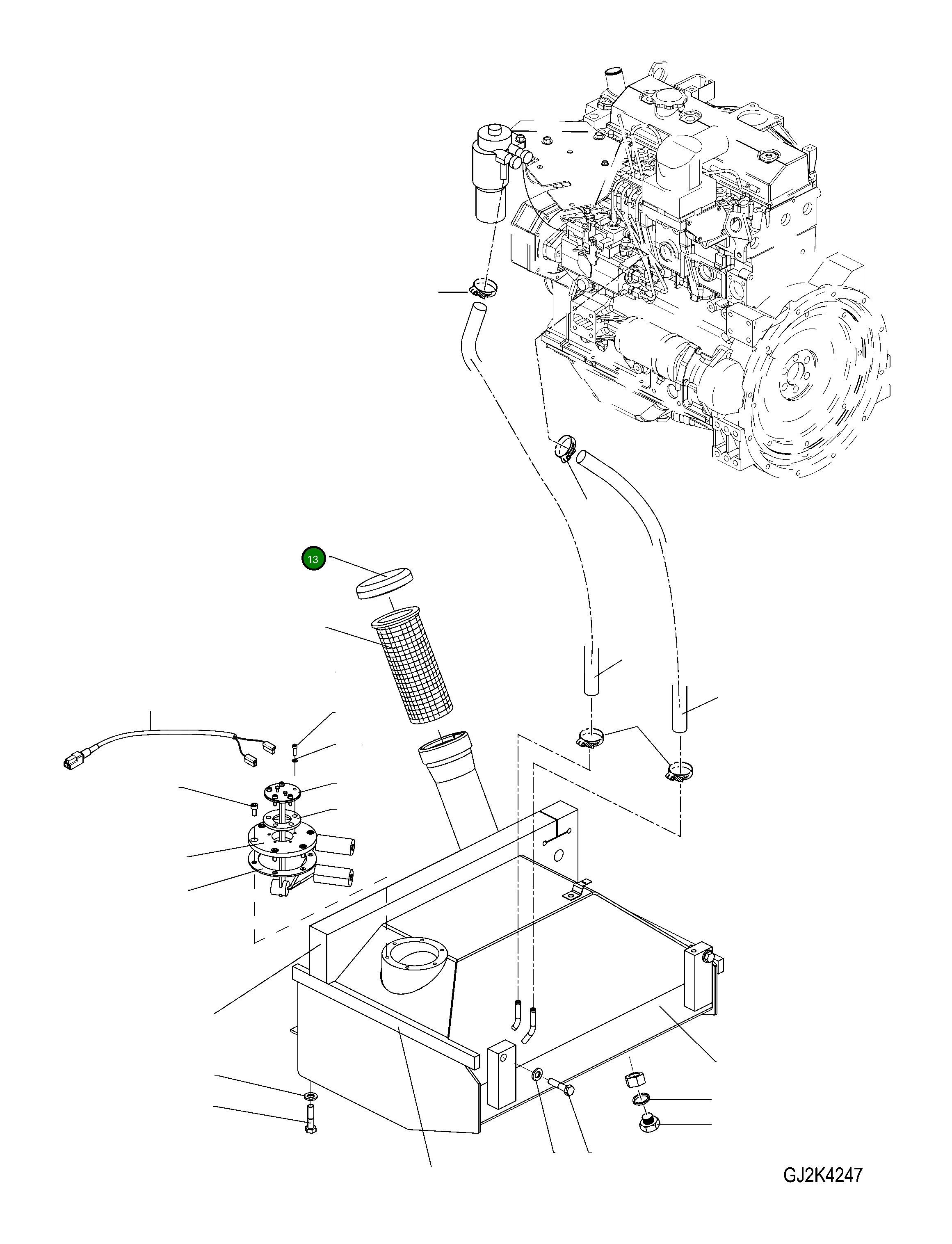 Крышка 42T-09-H1550 Komatsu