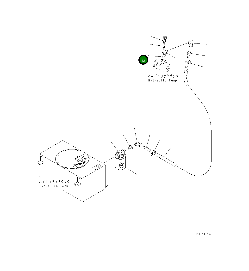 Кольцо уплотнительное (O-Ring) 266-09-11022  Komatsu