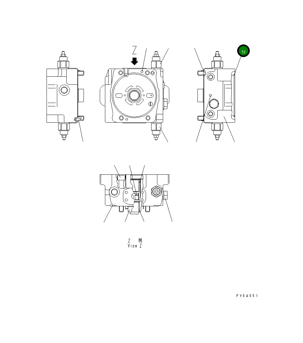 Кольцо уплотнительное (O-Ring) UC1301064005 Komatsu