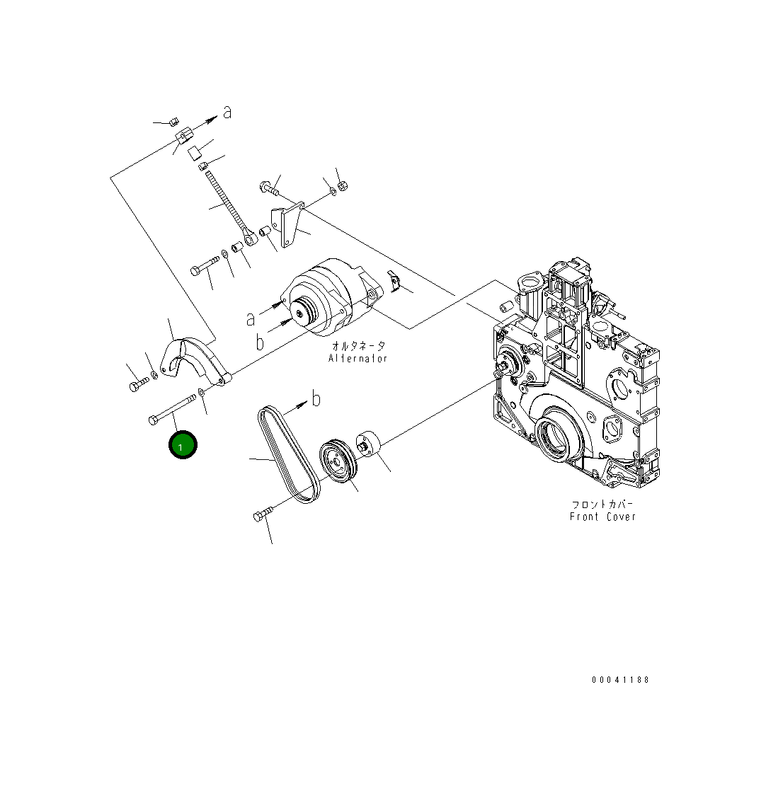 Болт 6217-81-6840 Komatsu