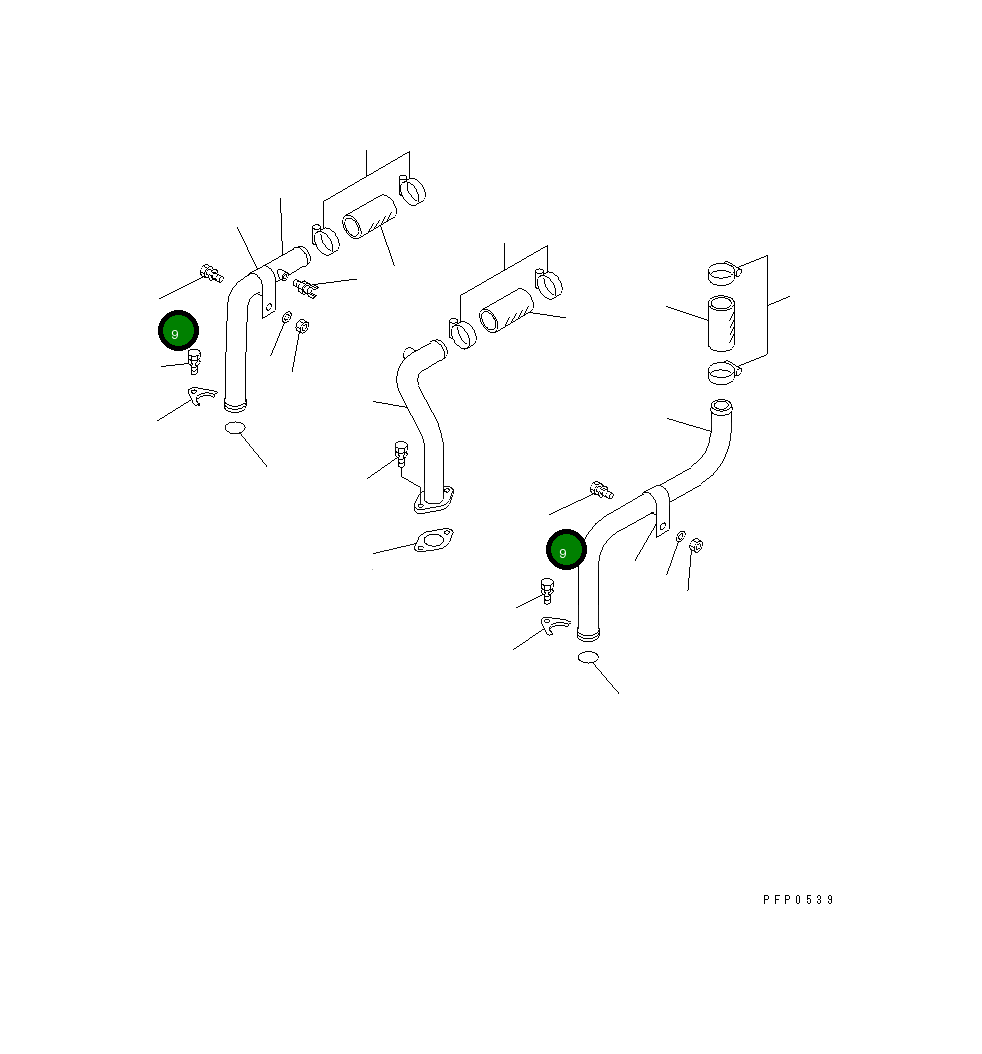 Болт CU3064321  Komatsu