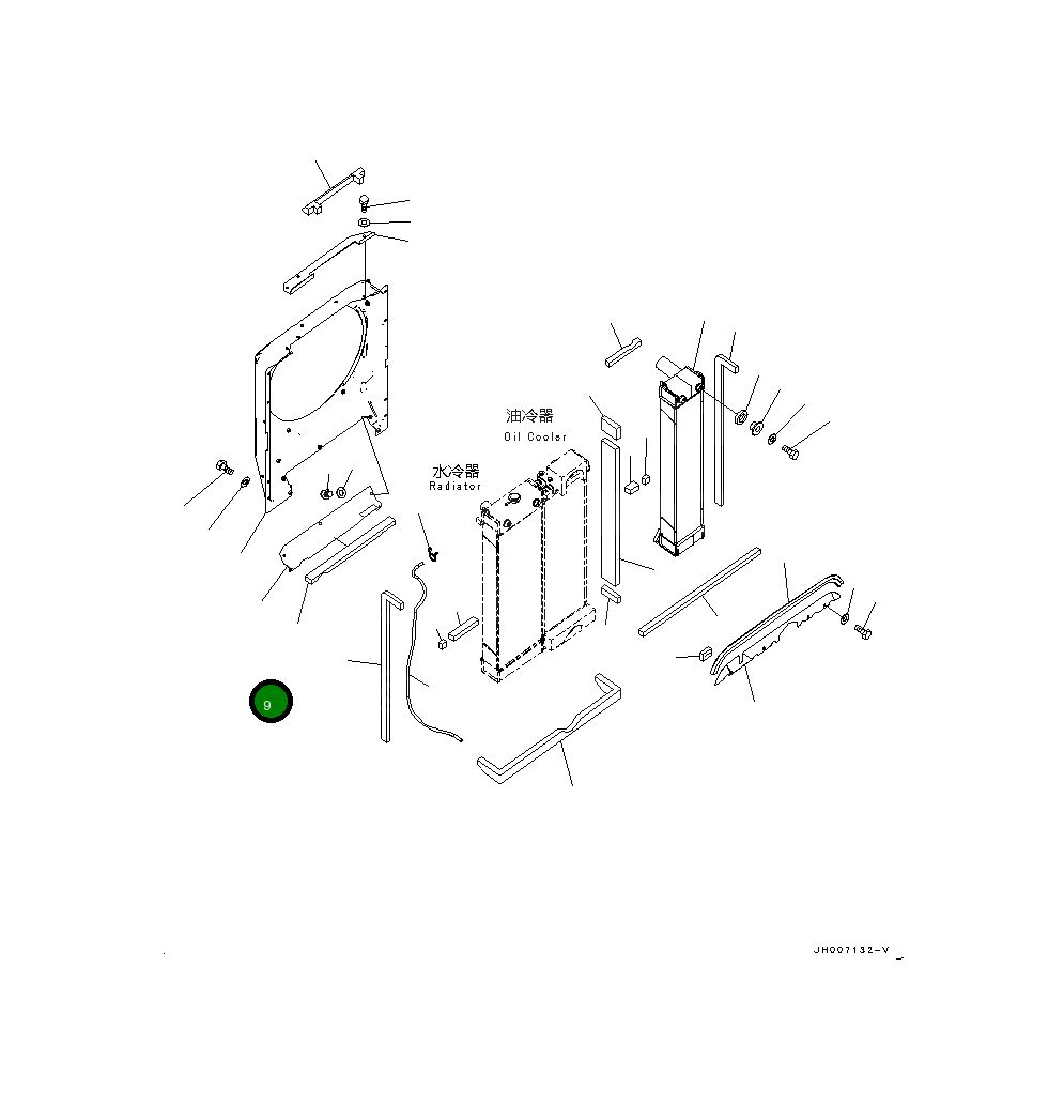 Крышка 20Y-03-46380 Komatsu