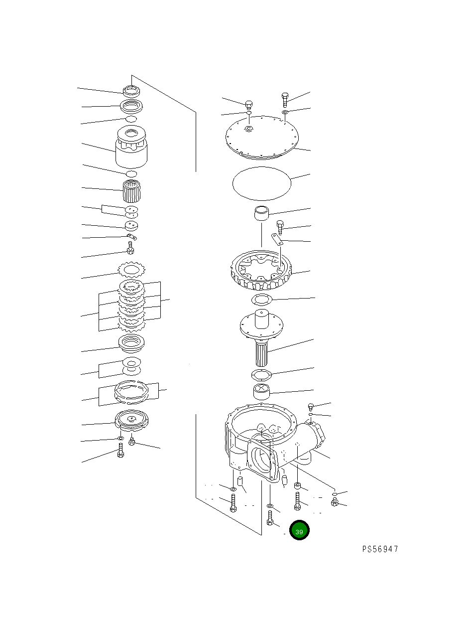 Болт 01010-52780 Komatsu