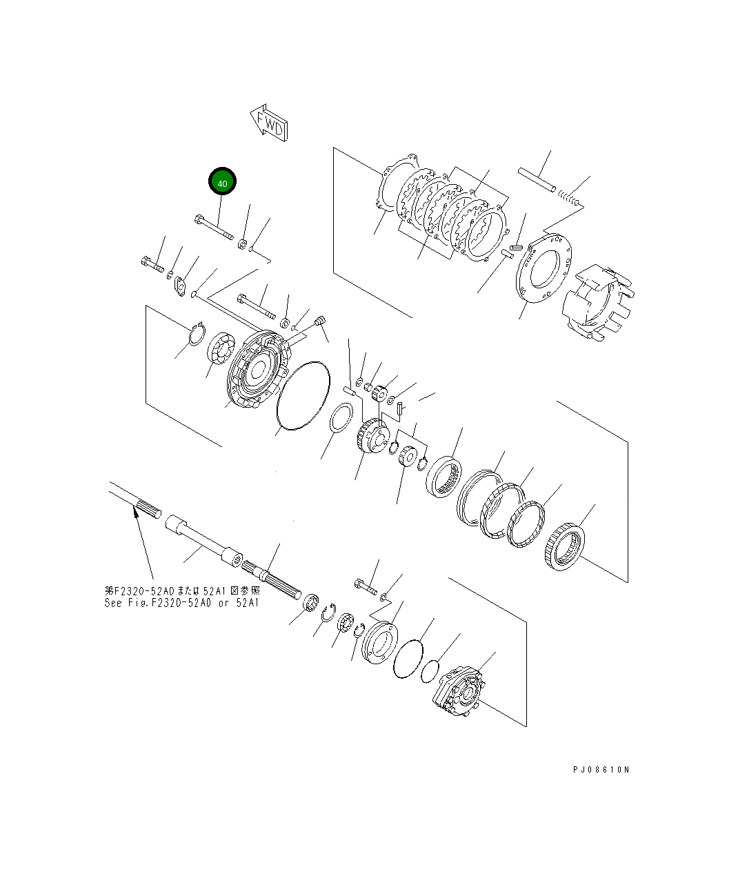 Болт 114-Z60-1720 Komatsu
