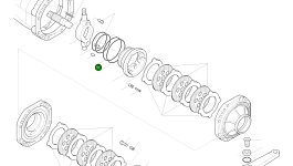 Кольцо уплотнительное (O-Ring) 42W-23-H0P27 Komatsu