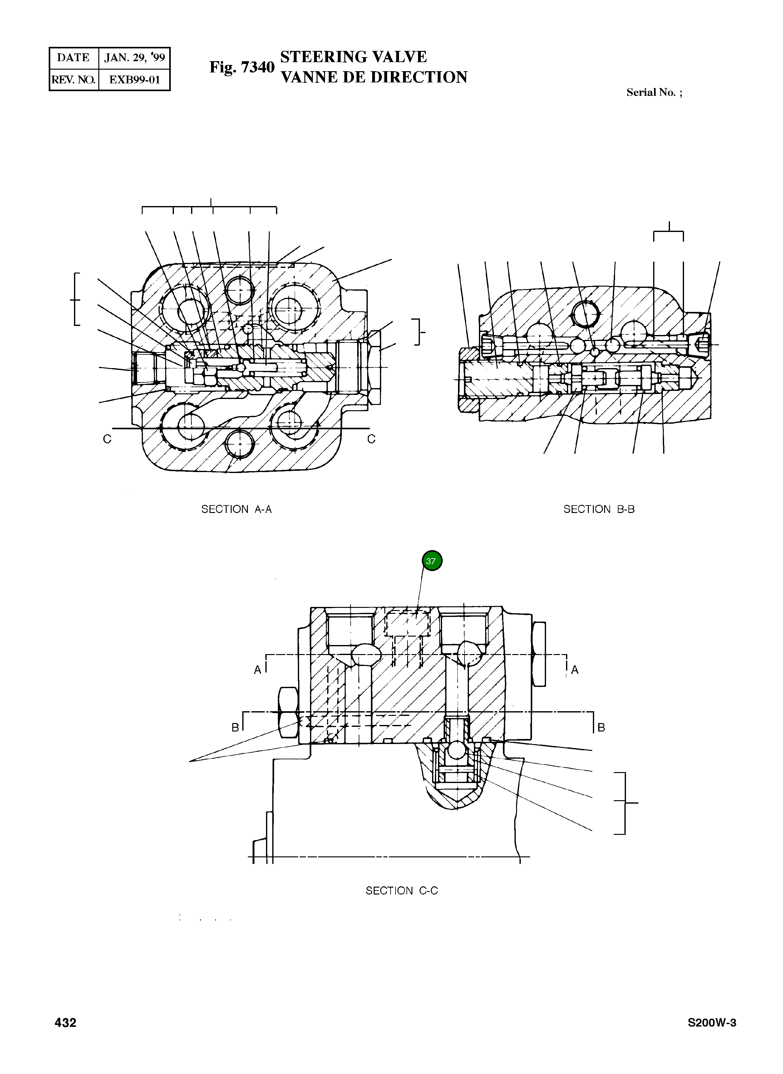 Болт A45021-51  Komatsu