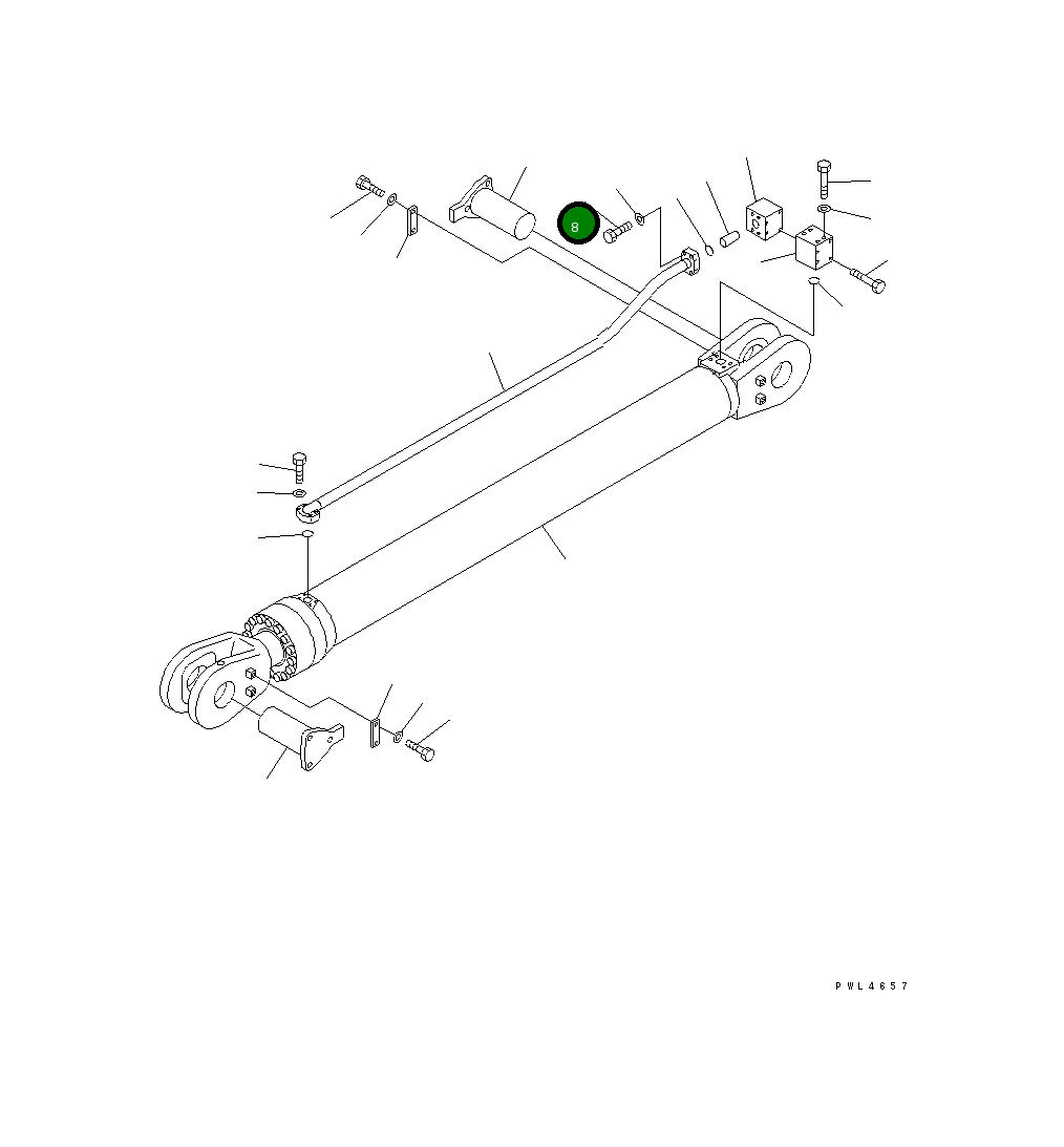 Болт DM30843099 Komatsu