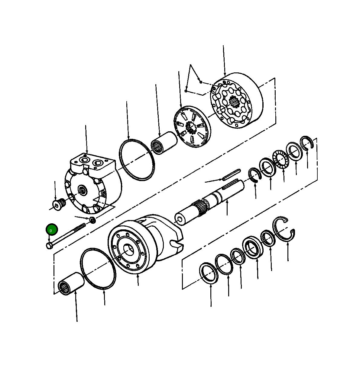 Болт 134 662 Komatsu