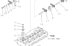 Болт KT01754-50855 Komatsu