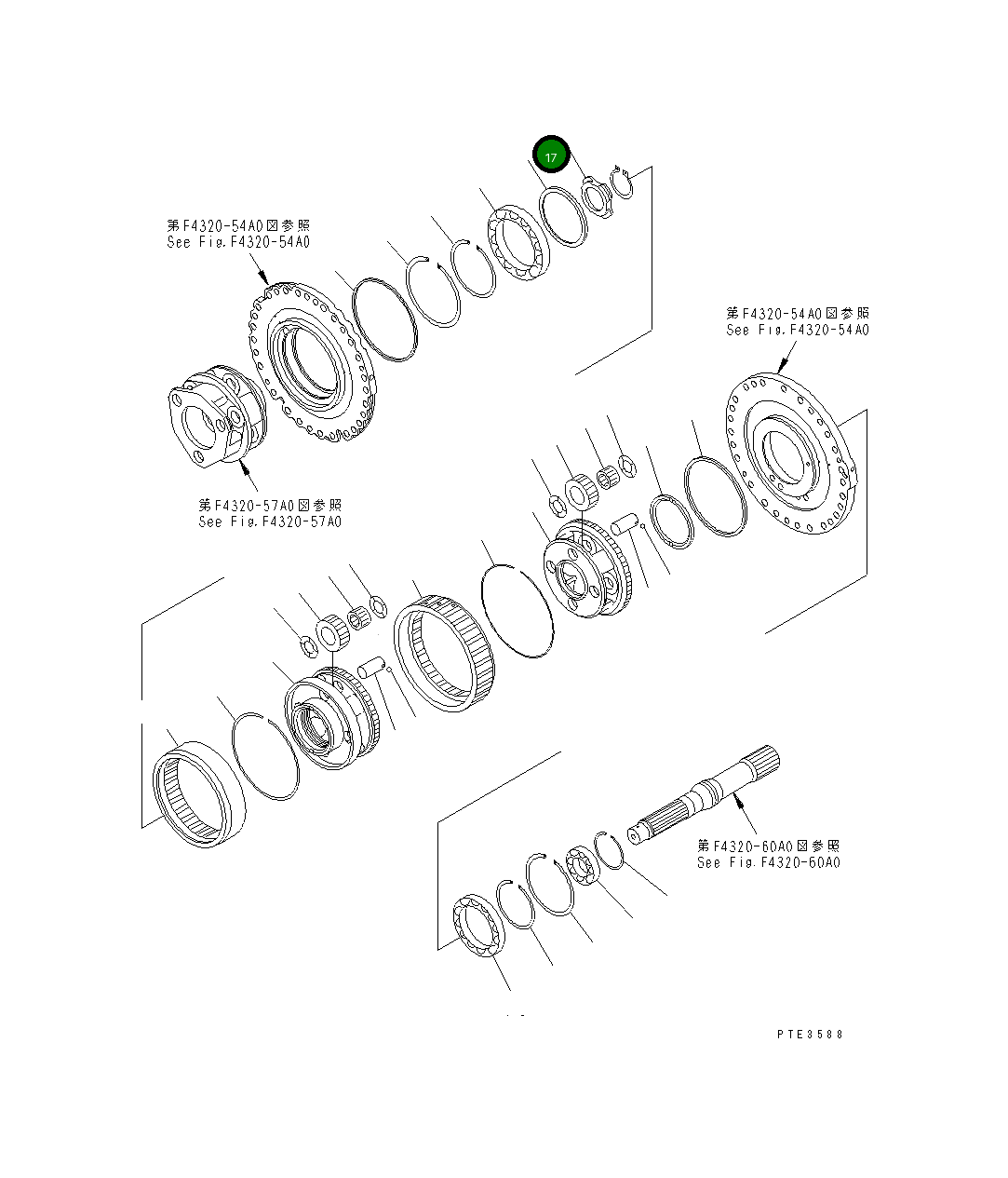 Крышка 421-15-12541 Komatsu