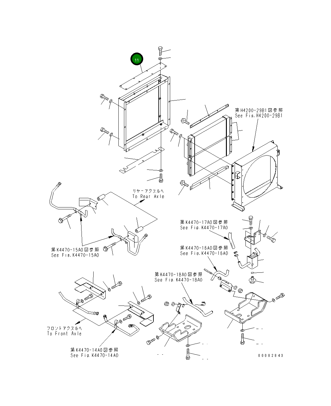 Крышка 427-S05-3170 Komatsu