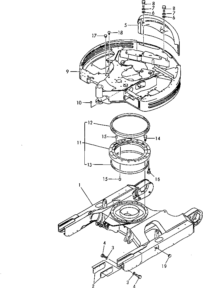 Болт YM172124-57610 Komatsu