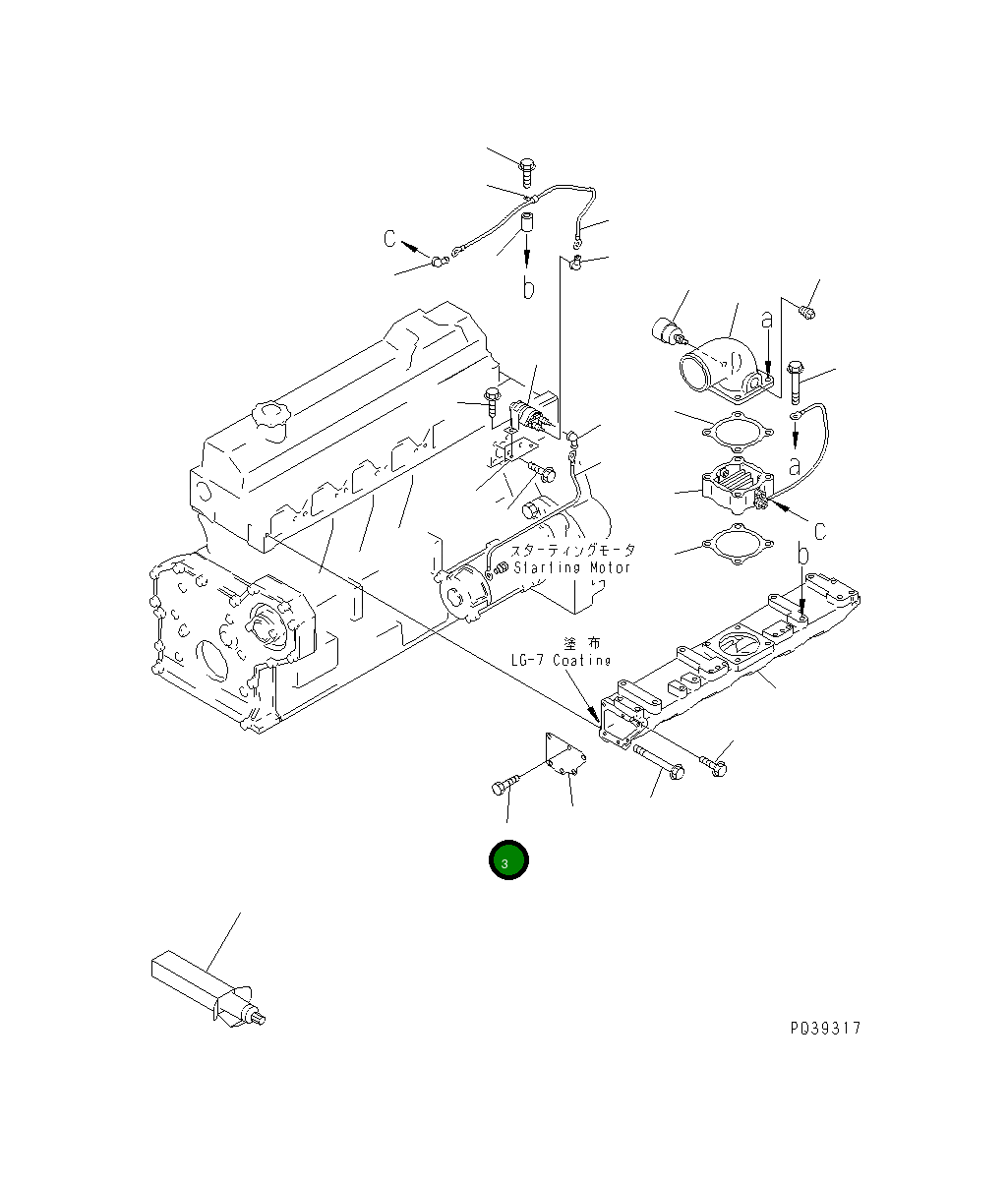 Болт 6206-11-4160 Komatsu
