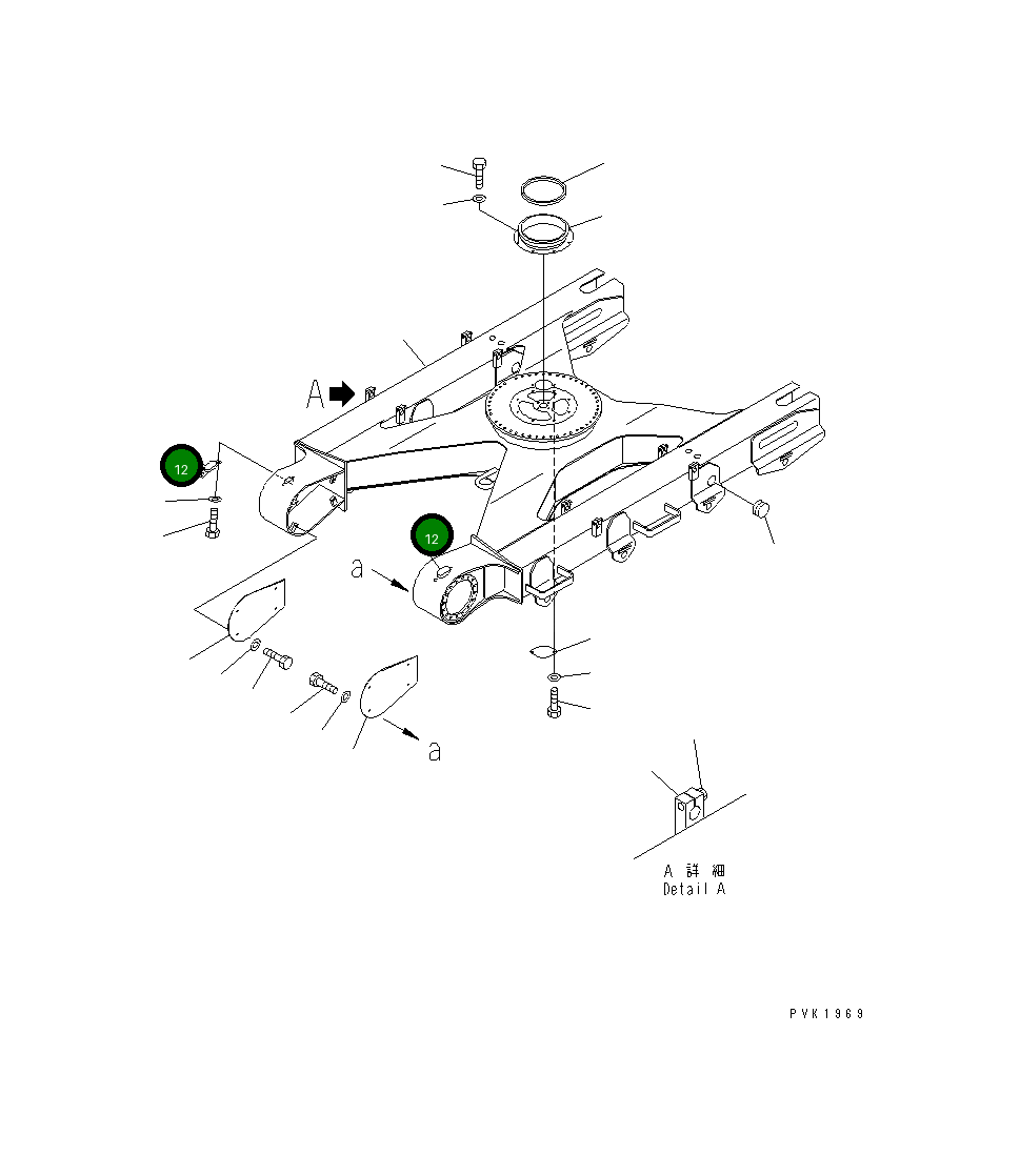 Крышка 13S-30-13130 Komatsu