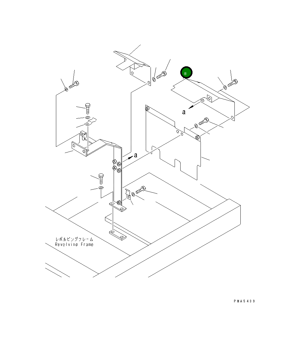 Крышка 203-54-62470 Komatsu