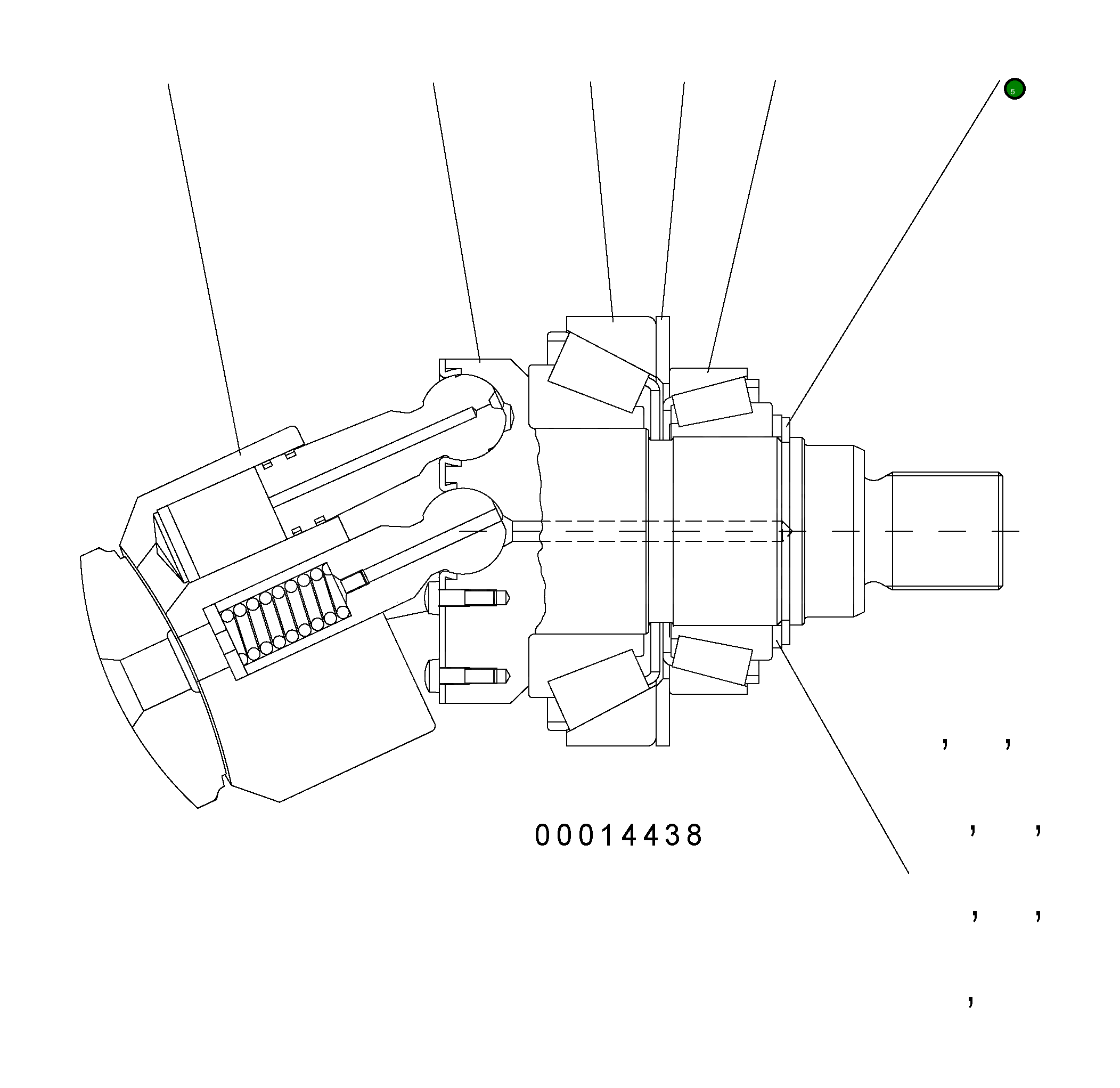 Кольцо UC1700844165  Komatsu
