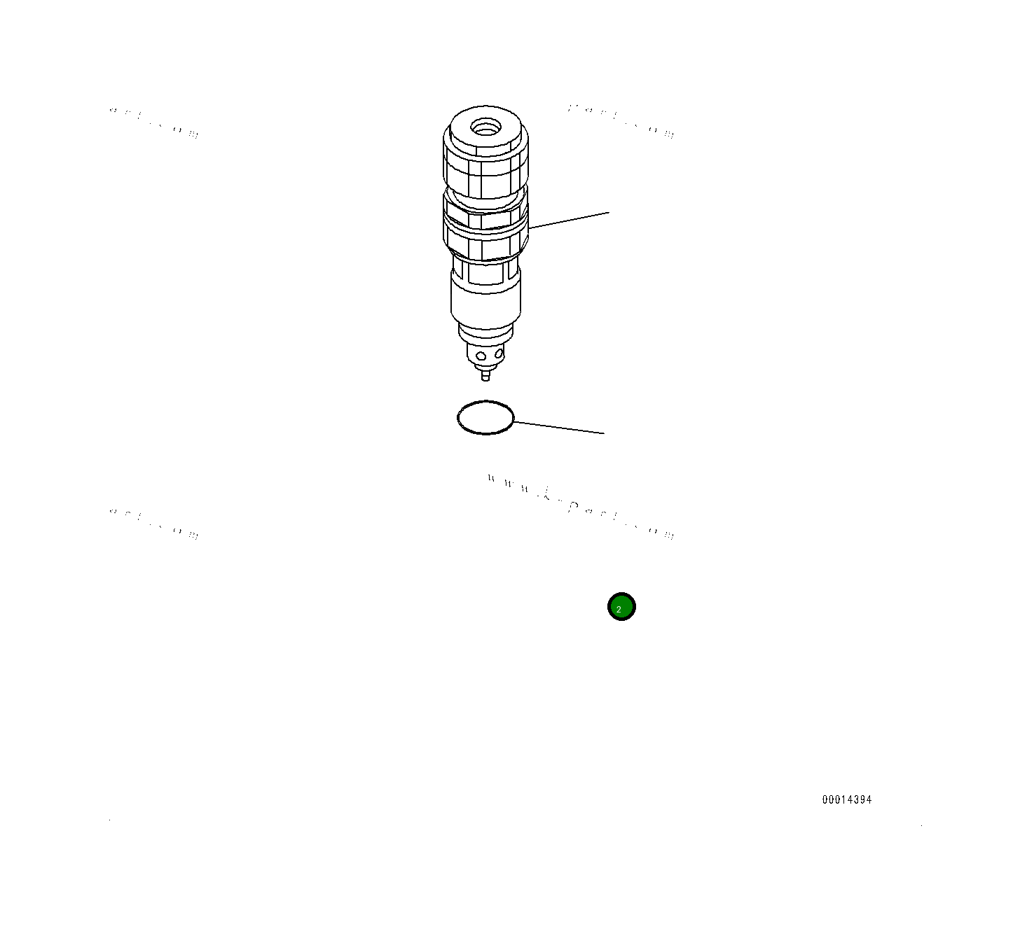 Кольцо уплотнительное (O-Ring) 0700013024 Komatsu