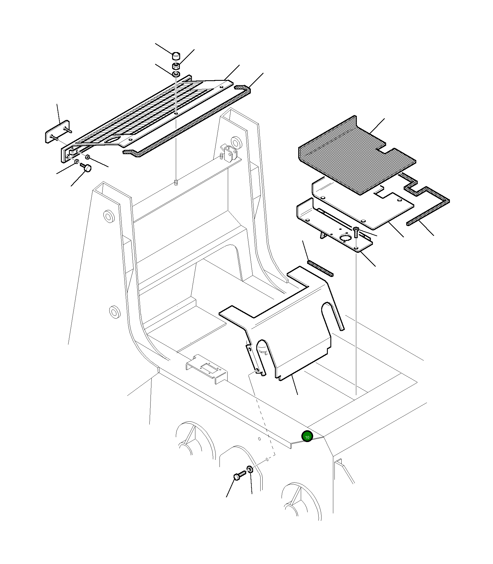 Крышка 332205074 Komatsu