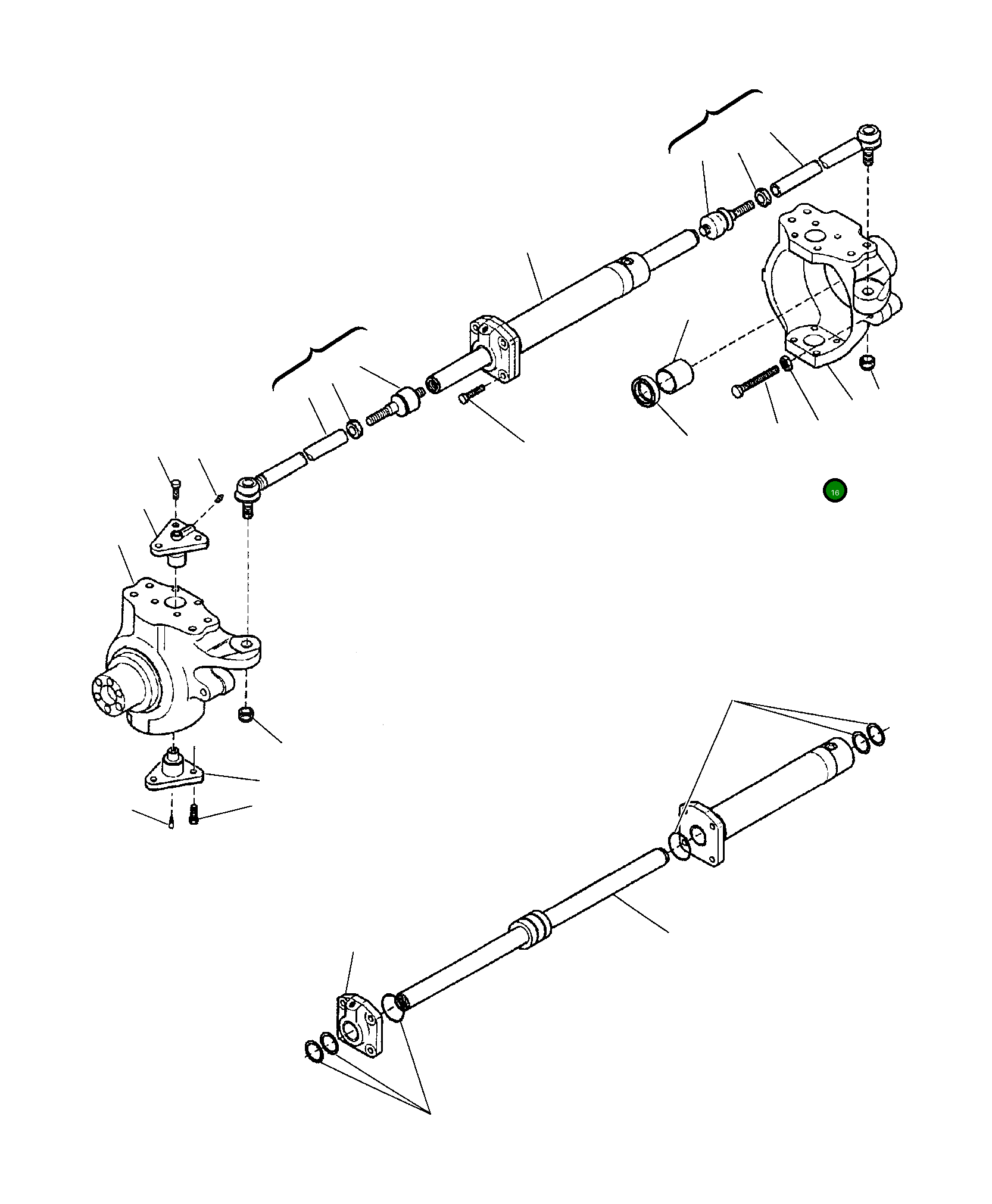 Болт CAO124748 Komatsu