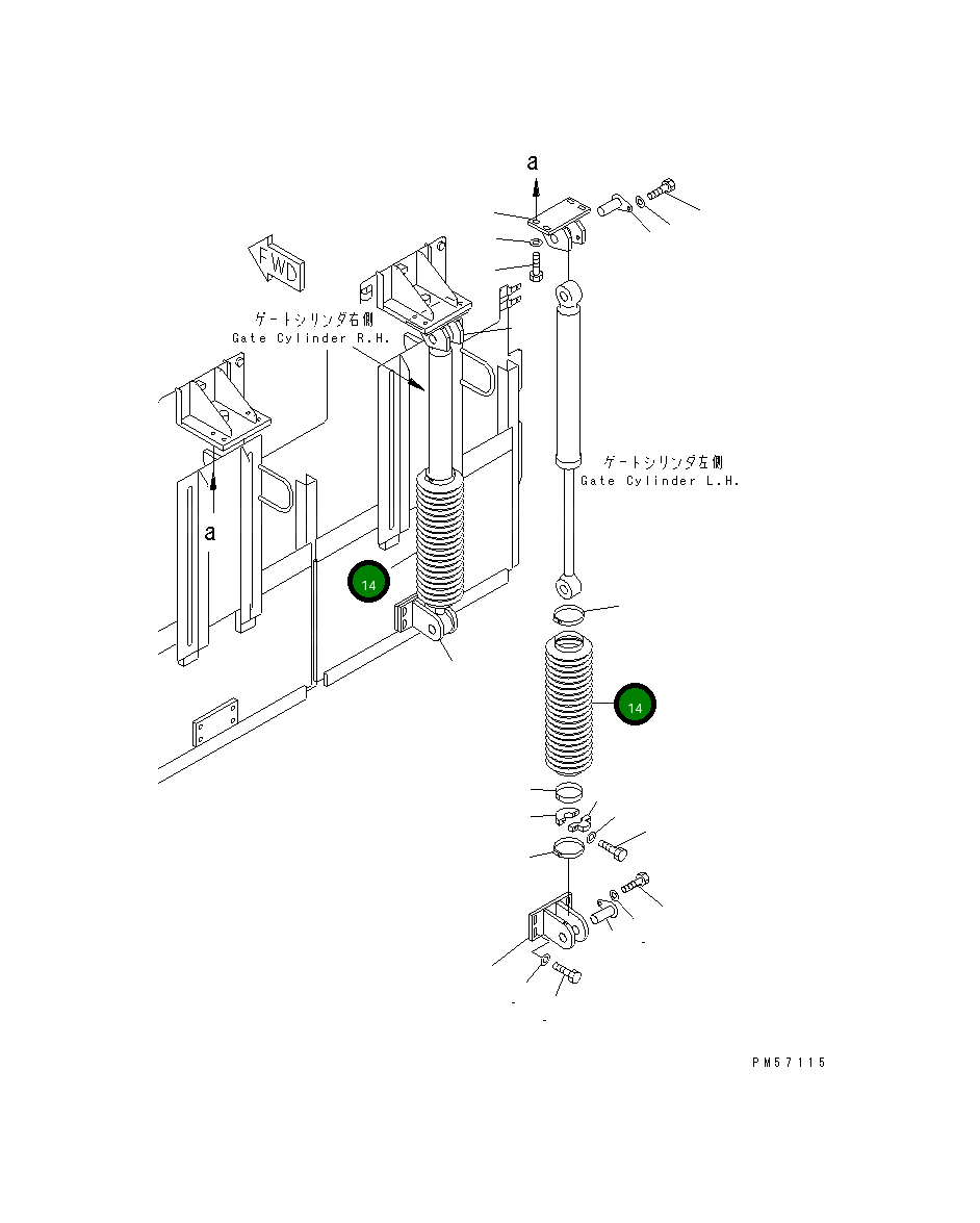 Крышка 277-70-56210 Komatsu