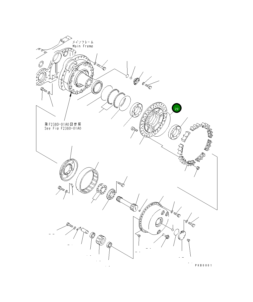 Кольцо уплотнительное (O-Ring) 195-09-18340 Komatsu