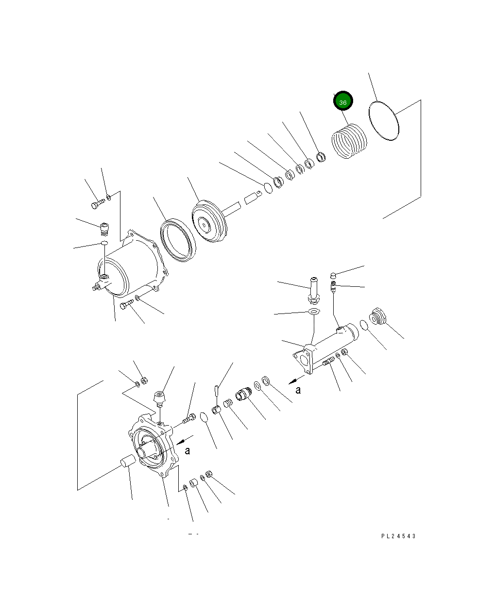 Кольцо уплотнительное (O-Ring) 567-35-41440 Komatsu