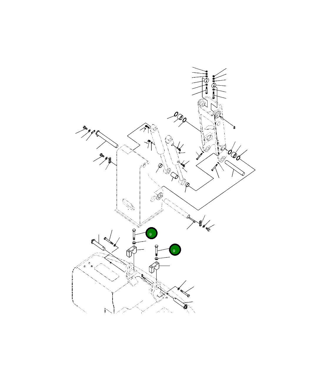 Болт 208-46-A3690  Komatsu