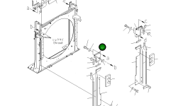 Крышка 21T-03-32131 Komatsu