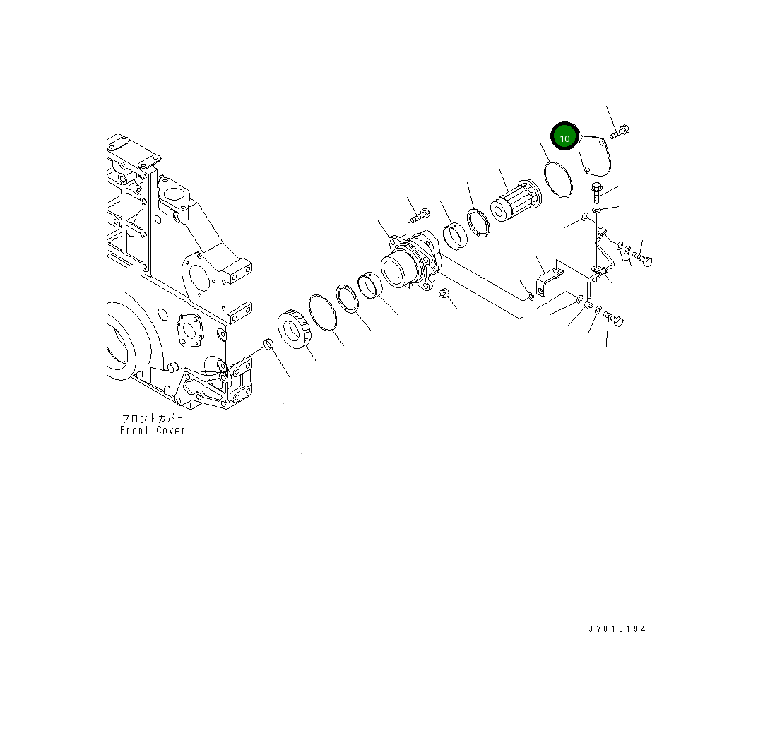 Крышка 6217-81-4920  Komatsu
