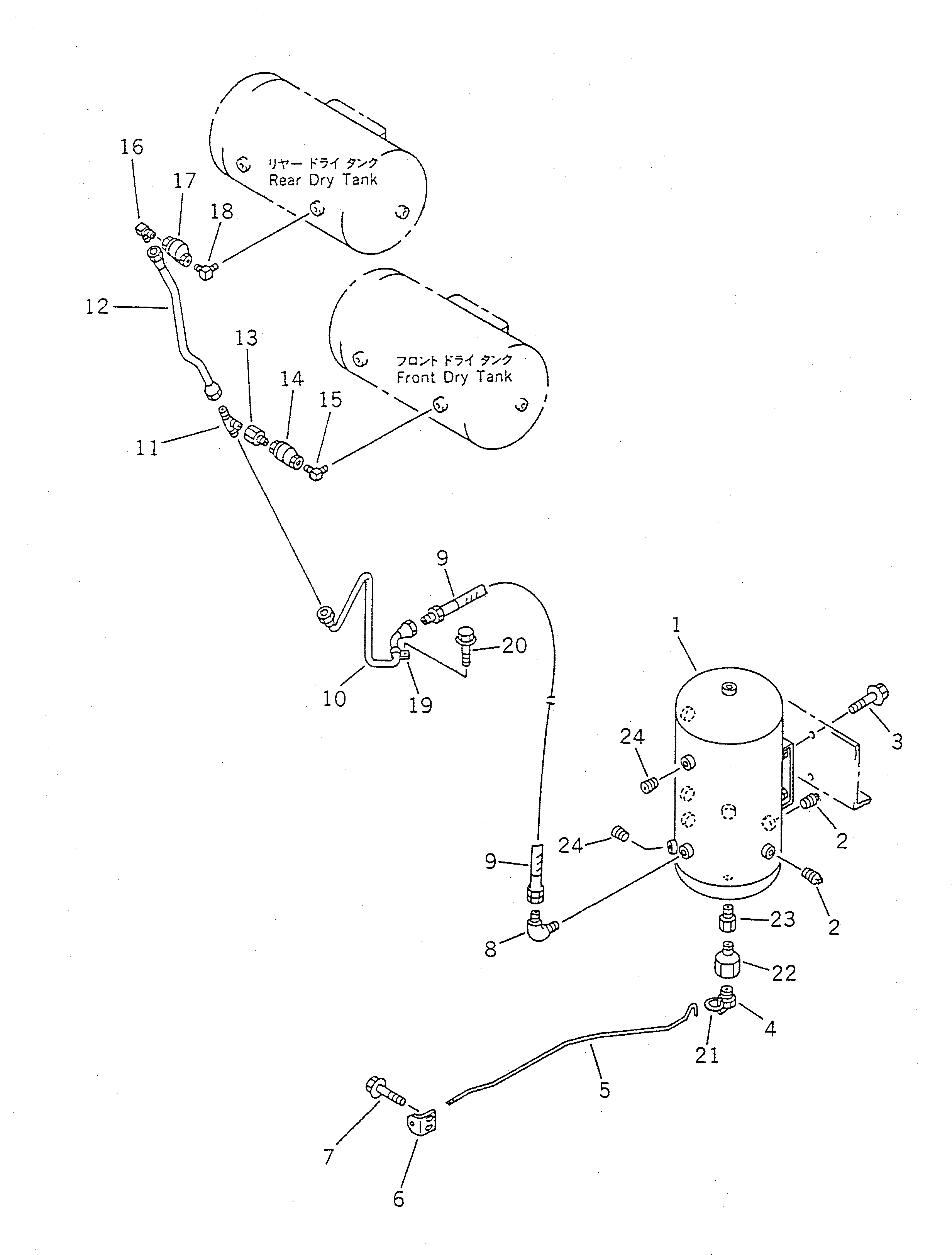 Болт 01435-51225 Komatsu