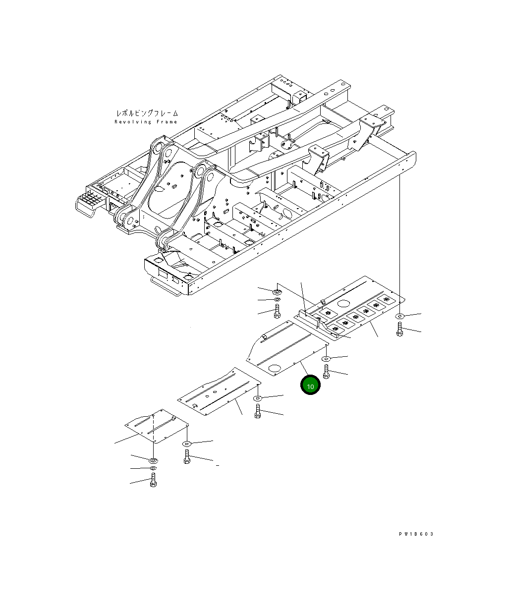 Крышка 209-53-11940  Komatsu