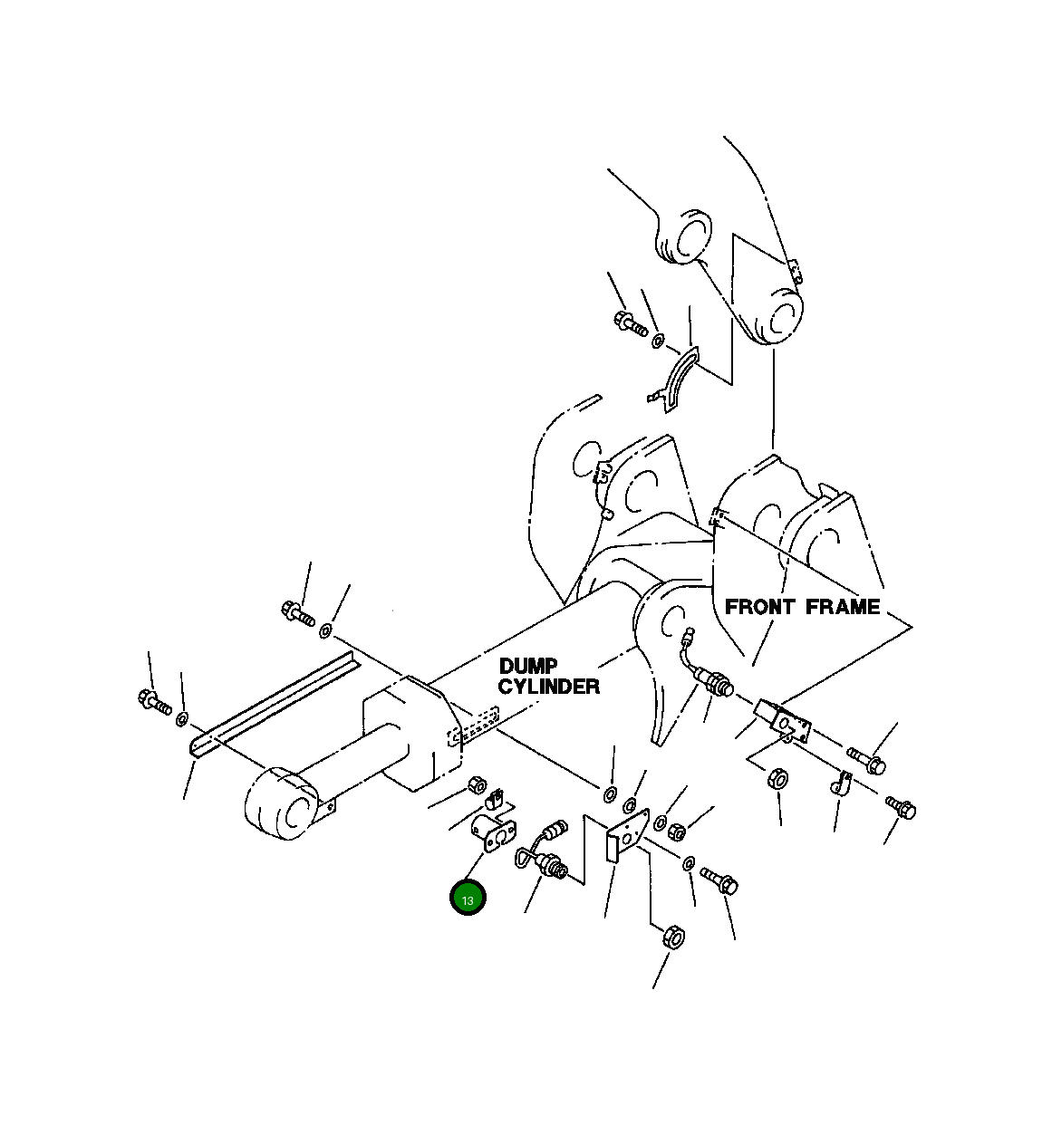 Крышка 426-43-19110 Komatsu