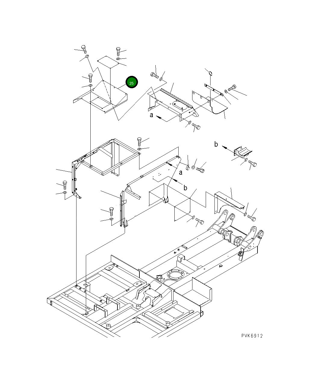 Крышка 13S-54-11690 Komatsu